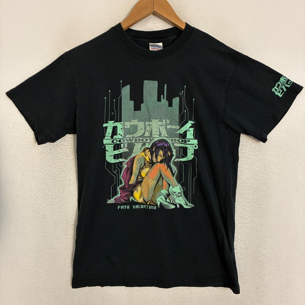 Vtg Cowboy Bepop Faye Valentine Adult Shirt Size S‎ Anime 2000s Y2K Rare